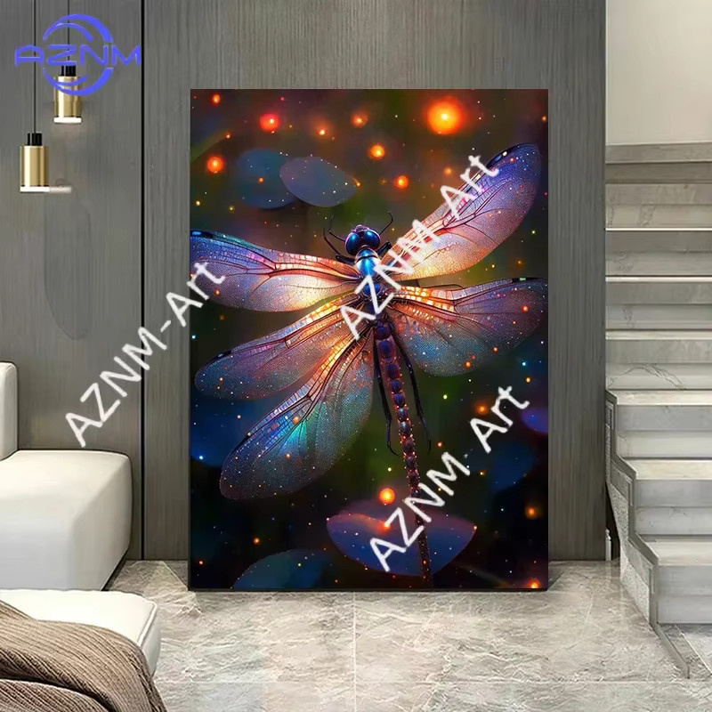 KAYOU Libellen Leinwand-Poster als moderne Wandkunst in Multicolor - Bild 2