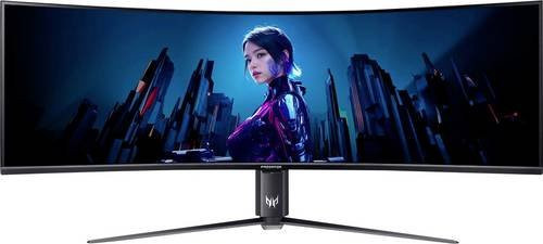 Acer Predator Z57b Gaming Monitor 57 Zoll 144.8 cm mit 7680 x 2160 Pixeln 32:9 Ultra Wide VA LED Display in Schwarz mit DisplayPort und HDMI - Bild 1
