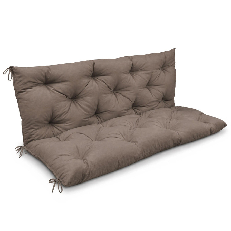 Beautissu Bankauflage Flair BR in Taupe, rechteckig, B/T/H: 150 x 50 x 50 cm - Bild 2