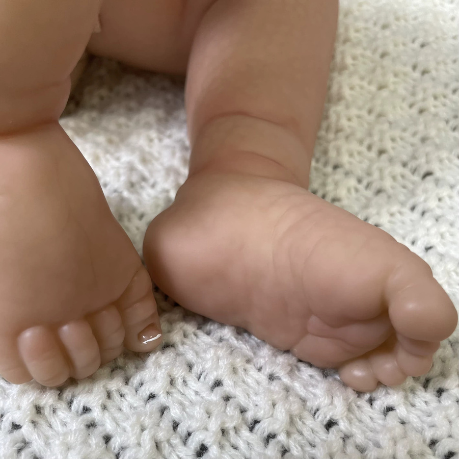MRB LouLou Reborn Baby Puppen, Silikon, 50cm - Bild 2