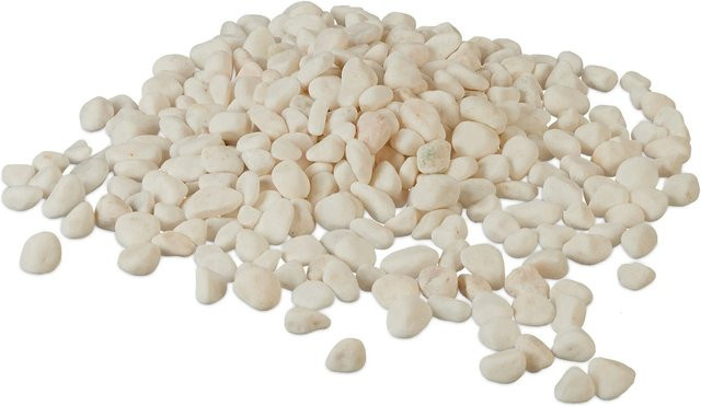 Relaxdays Marmorkies Weiß aus Marmor, 5 kg, Körnung 5 bis 15 mm - Bild 1