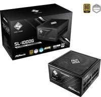 ASRock Steel Legend SL-1000G PC-Netzteil, 1000W, 80 Plus Gold, Schwarz - Bild 1