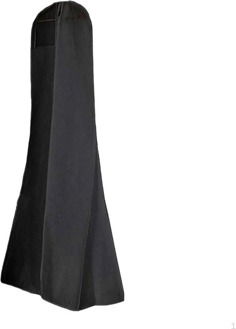 Kleidersack von ludatrade für lange Brautkleider und Abendgarderobe, Schwarz, B/T/H: 60 x 40 x 180 cm - Bild 1