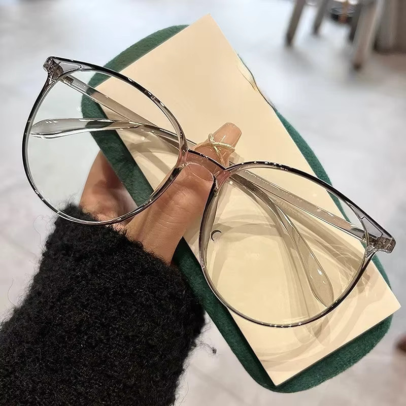 Anti-Blaulicht-Myopiebrille, Vollrand, transparent - Bild 1