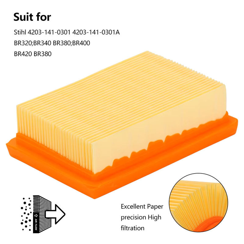 XCAN Luftfilter für Stihl Rucksackgebläse BR320 BR340 BR380 BR400 BR420 4213-141-0301 Ersatzteile für Gartenwerkzeuge - Bild 2