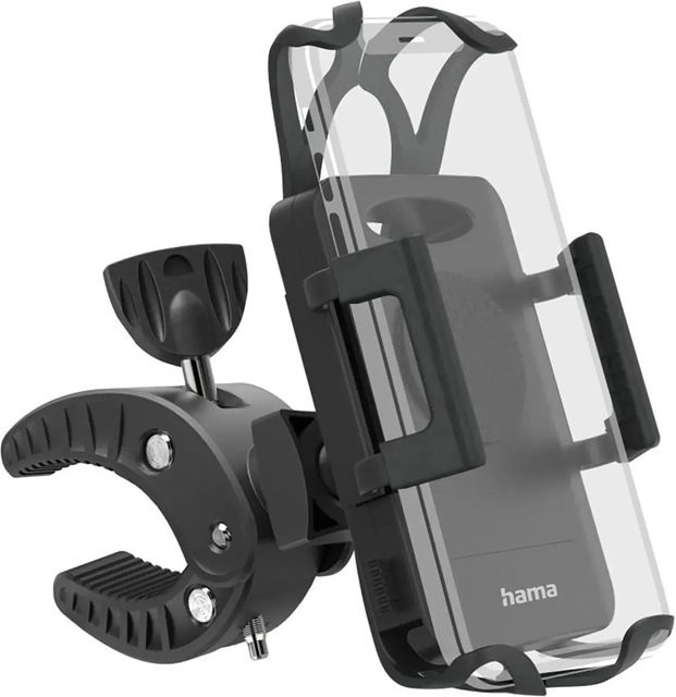 Hama Fahrrad-Handyhalterung Strong Universell 360 Grad drehbar Schwarz - Bild 1