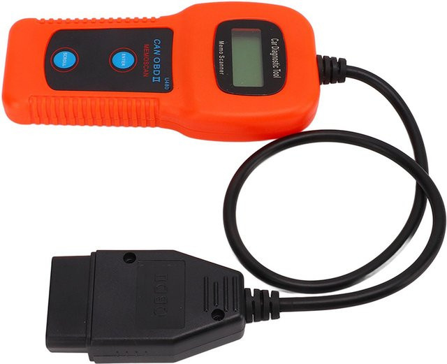 KaiSai U480 Kfz-OBD2-Diagnosescanner mit LCD-Display und Motorcode-Lesegerät in Rot - Bild 1