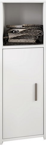 VCM Midischrank Zalo in Weiss mit Drehtür und offenem Fach, B/T/H: 30 x 30 x 95,3 cm - Bild 1