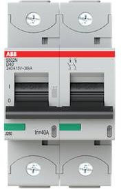 ABB S802N-D40 Leitungsschutzschalter 40A 400V Grau - Bild 1