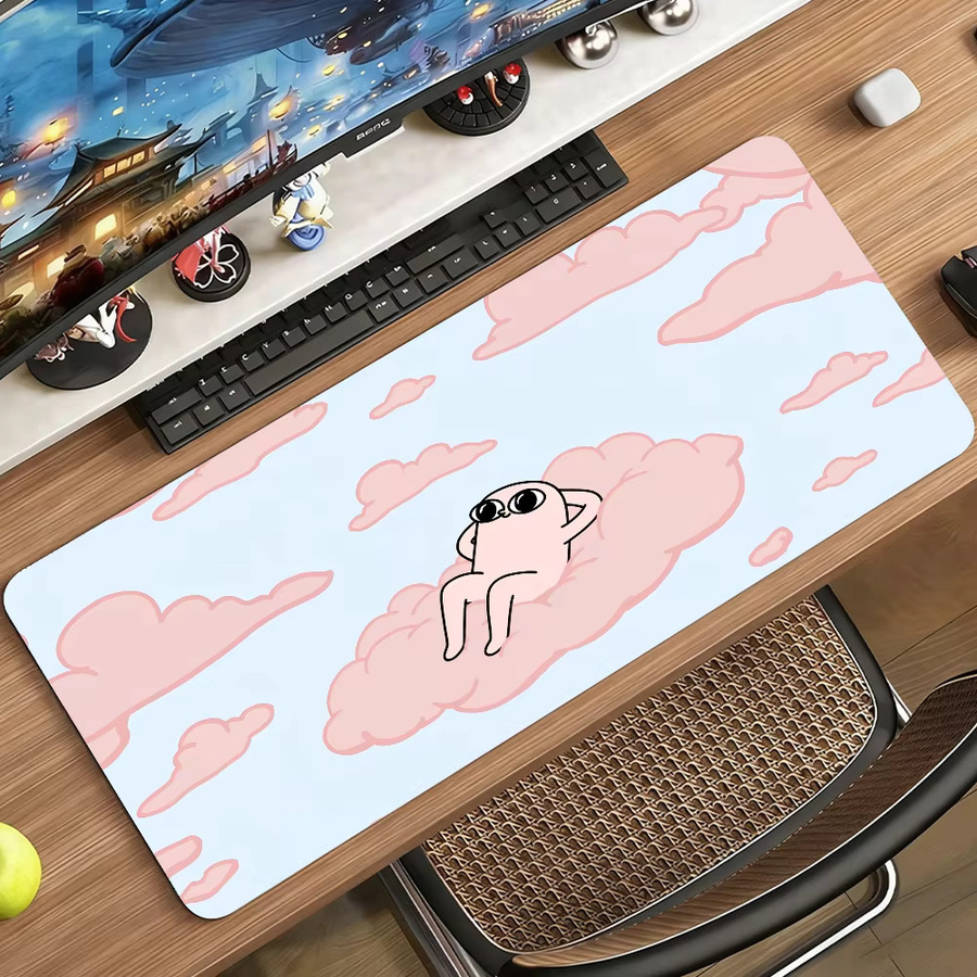 Ketnipz Cartoon-Mauspad in Multicolour, rutschfeste Gamer-Schreibtischunterlage für Laptop und Büro - Bild 5