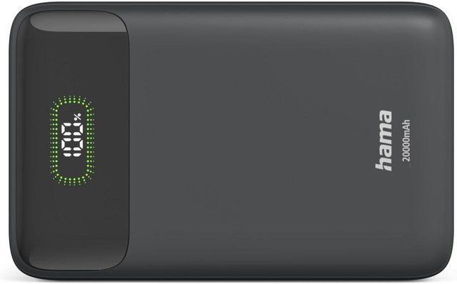 Hama Power Pack PD20-W20 Powerbank 20000mAh mit Schnellladefunktion in Anthrazit - Bild 1