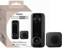 Aqara Doorbell Camera G400 Select 2K-Videotürklingel mit Chime und PoE, Schwarz - Bild 1