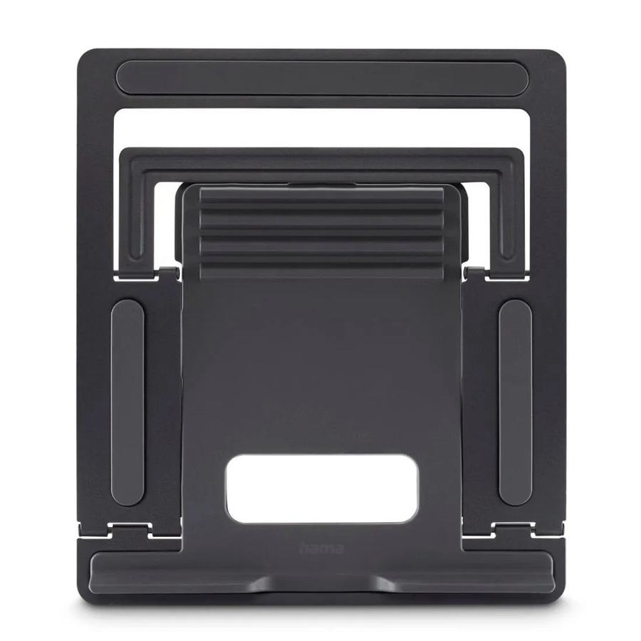 Hama Laptop-Stand aus Metall, 4-stufig neigbar und faltbar, für bis zu 15,6 Zoll, Grau - Bild 3