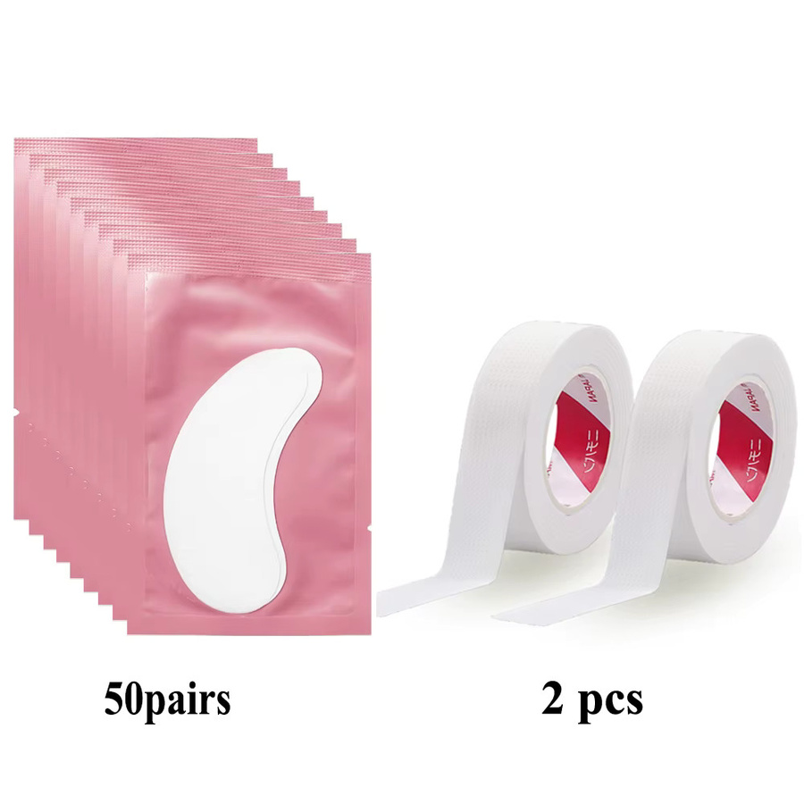CNKESS Wimpernverlängerung Unter-Augen-Patch-Pads aus Hydrogel, 50 Paar, Unisex - Bild 1