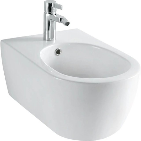 NEG Hänge-Bidet Uno11B aus Keramik in Weiß passend zu Uno11 WCs