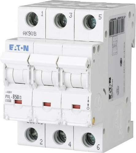 Eaton Leitungsschutzschalter PXL-C50/3 3-polig 50 A 400 V/AC in Weiß - Bild 1