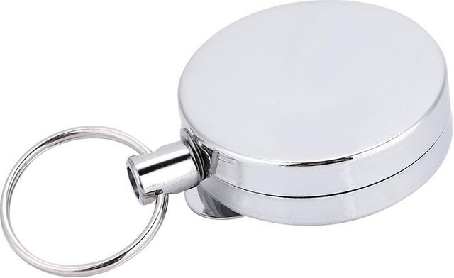 Fishine Schlüsselanhänger Stahlseil, Karabiner, weiß, Unisex - Bild 1