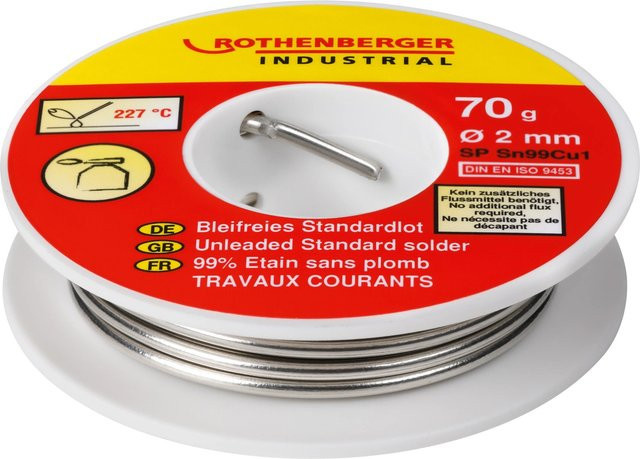 Rothenberger Standardlot bleifrei in Silber, 70 g - Bild 1