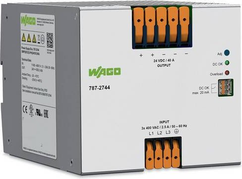 WAGO Stromversorgung 787-2744 in Grau - Bild 1