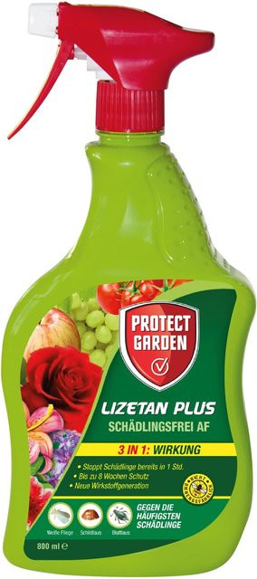 Protect Garden Lizetan Plus Schädlingsfrei AF zur Bekämpfung von Blattläusen und Schildläusen bei Zierpflanzen und Gemüse, 800 ml - Bild 1