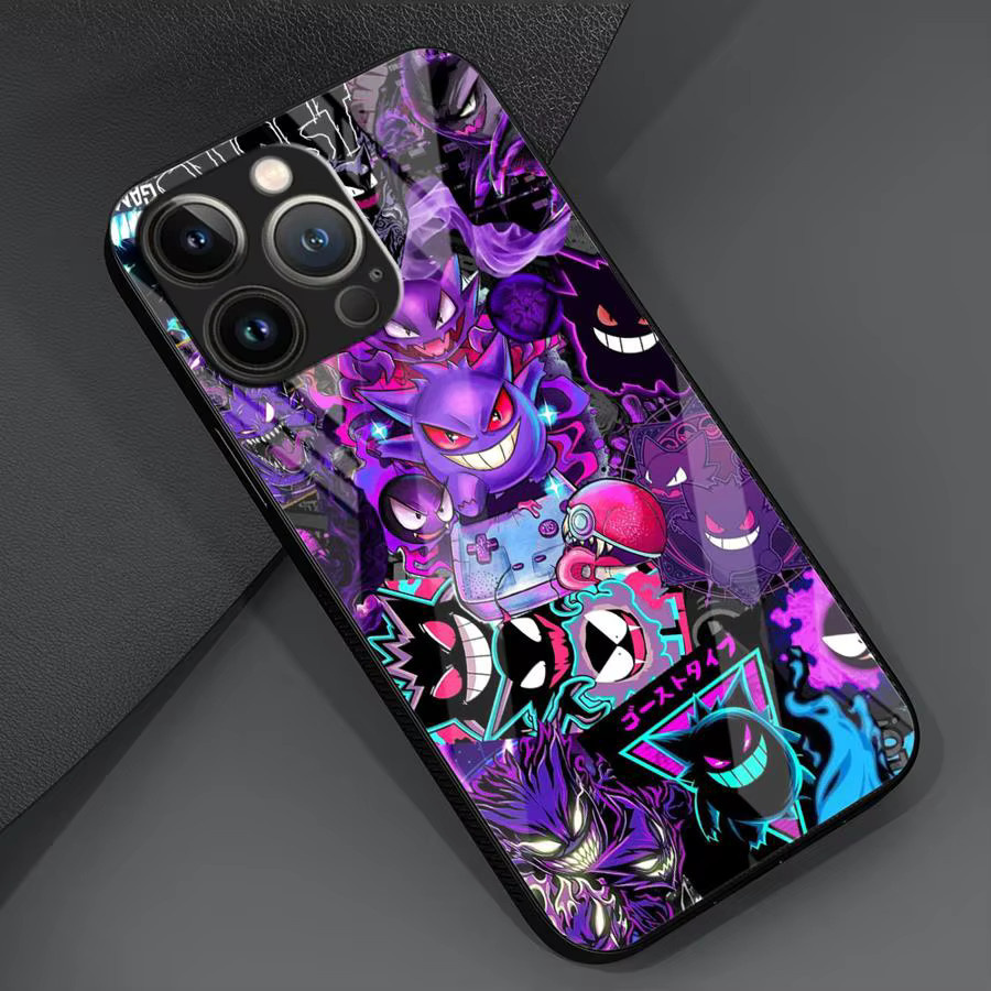 Handyhülle mit Pokemon Gengar Motiv für Apple iPhone, lila/multicolour - Bild 2