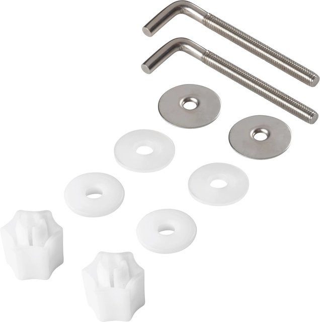baliv WC-Sitz Befestigungs-Set mit Quick-Release-Funktion aus Edelstahl in Silber - Bild 1