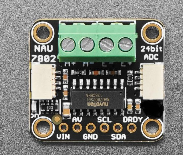 Fly thinking NAU7802 24-Bit ADC Modul mit STEMMA QT und Qwiic Anschluss in Schwarz für Arduino Uno - Bild 1