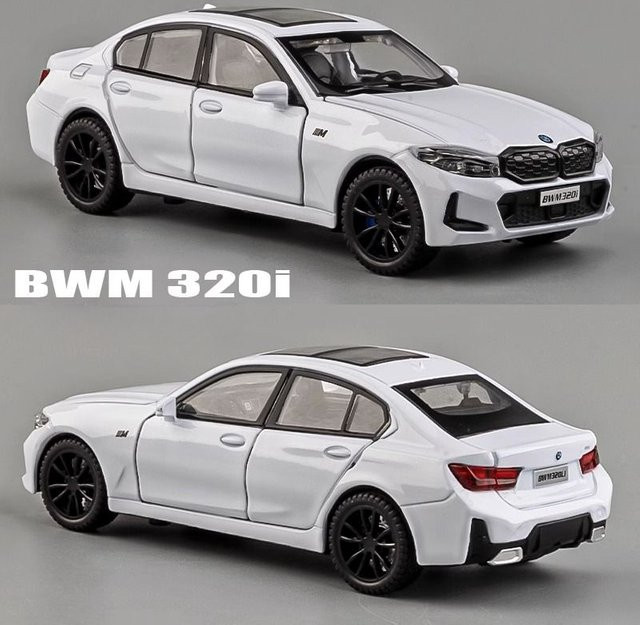 WELLY BMW 320I, Modellauto, 1:32, Metall, mit Licht und Sound - Bild 1