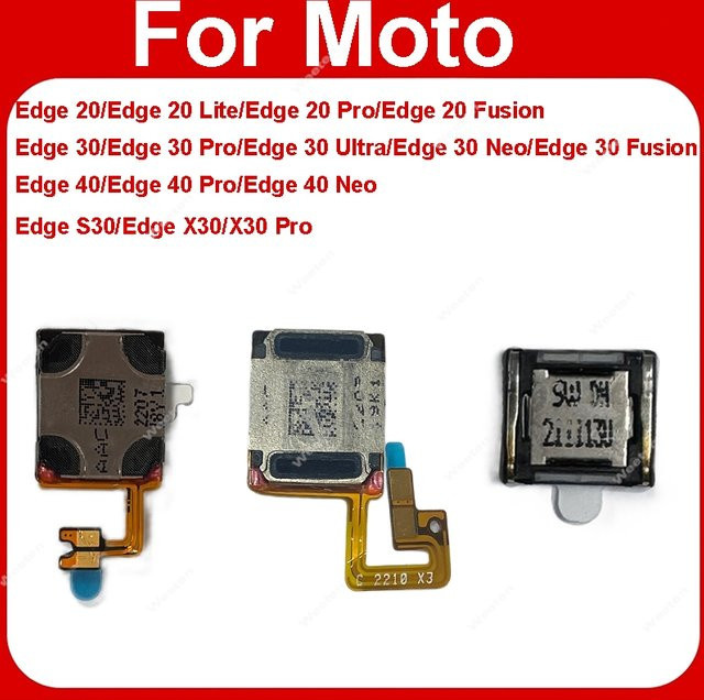 Motorola Ersatzteile für Kopfhörer, Lautsprecher und Tonschalter passend für MOTO Edge 20 30 40 S30 X30 Pro Edge 20 Lite Edge 30 Ultra Fusion Edge 40 Neo - Bild 1