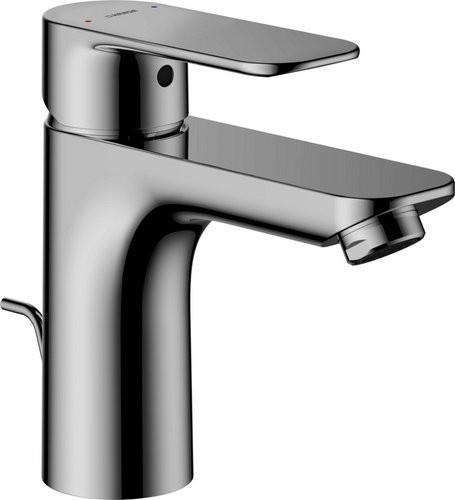 Hansa HANSAPICO Waschtisch-Einhebelmischer mit Pop-up-Abfluss in Silber und Chrom - Bild 1