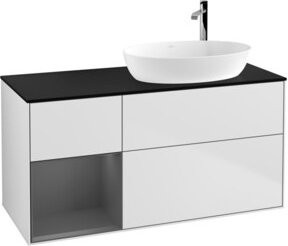 V&B Waschtischunterschrank Finion in Weiß lackiert, Breite: 120 cm, Tiefe: 50,1 cm, Höhe: 50,1 cm - Bild 1