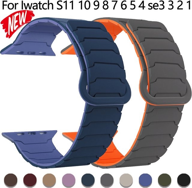 CAOWTAN Uhrenarmband Silikon, Weiß, Unisex - Bild 1