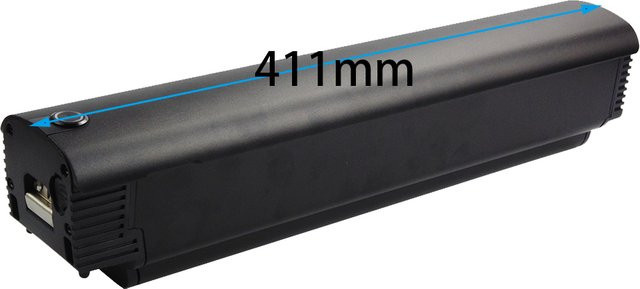 Accolmile E-Bike Akku 48V mit integrierter Batterie in Schwarz für Wisper Wayfarer Kross Hexagon Boost 3.0 und Bafang M200 eCity - Bild 1