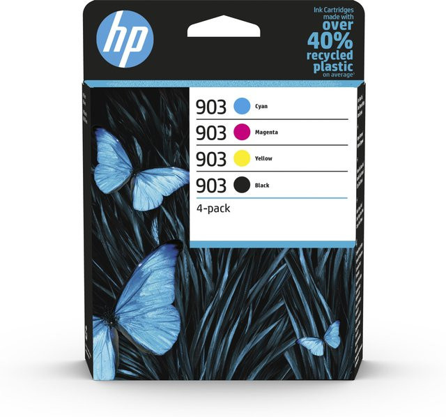HP Original Tintenpatronen 903 Multipack 4er-Pack CMYK (Schwarz, Cyan, Magenta, Gelb) - Bild 3