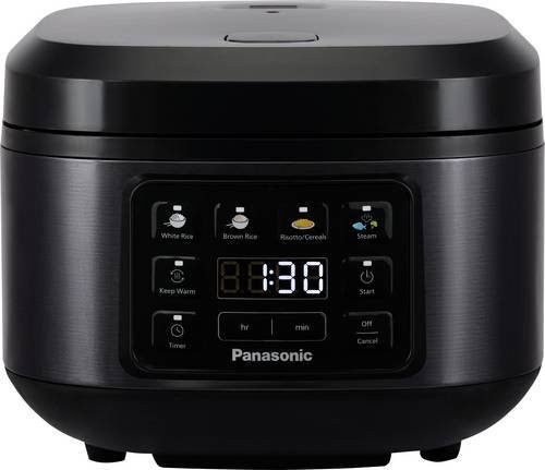 Panasonic Reiskocher in Schwarz mit Timerfunktion und Warmhaltefunktion, BPA-frei und spülmaschinenfest - Bild 1