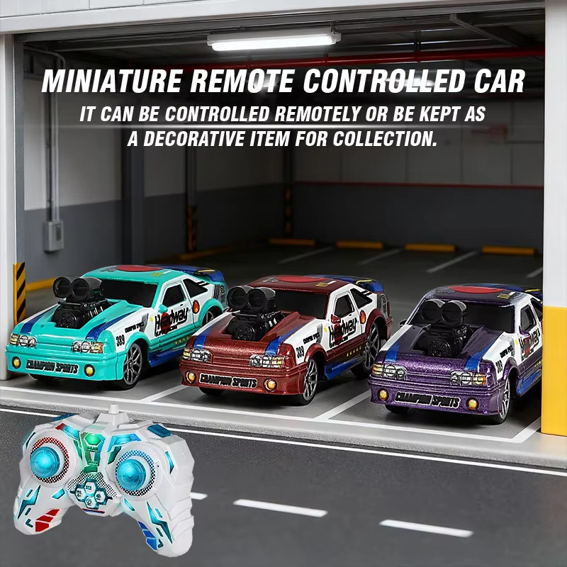 CONUSEA Mini RC Drift Racing Auto, Legierung, 1:64, ferngesteuert - Bild 4
