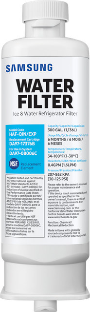 Samsung HAF-QIN Wasserfilter für French Door Kühlschränke in Weiß - Bild 1