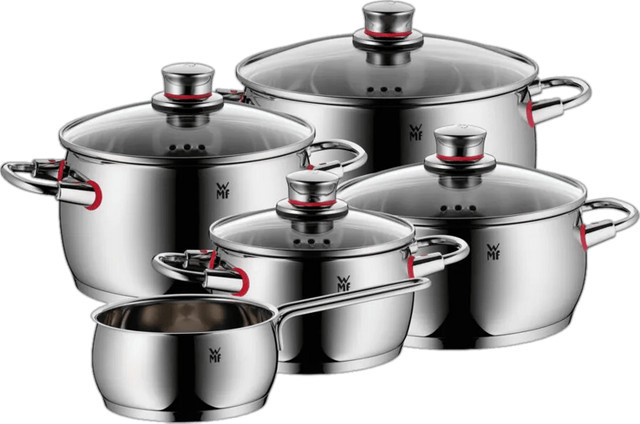 WMF Quality One Topfset 5-teilig in Silber - Bild 1