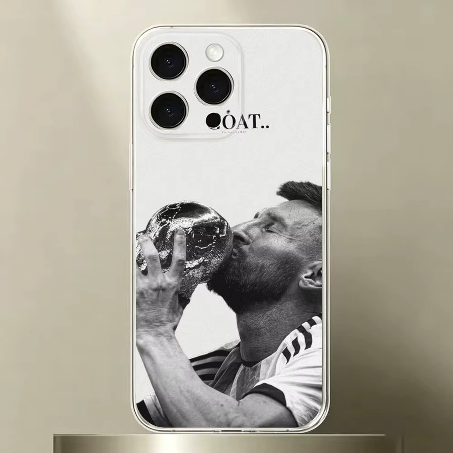 Fußballstar Messi Handyhülle für iPhone 17 Air 16 15 14 13 12 11 Pro Max Plus in Multicolour - Bild 2