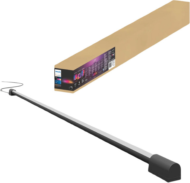 Philips Hue Play Gradient Light Tube LED-Stab Schwarz mit RGBIC-Funktion für TV-Hintergrundbeleuchtung - Bild 1