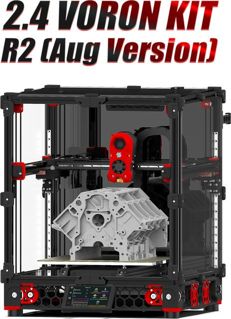 SIBOOR Voron 2.4 R2 CoreXY FDM 3D-Drucker inklusive ABS-gedruckter Teile B/T/H: 350 x 350 x 350 mm - Bild 1