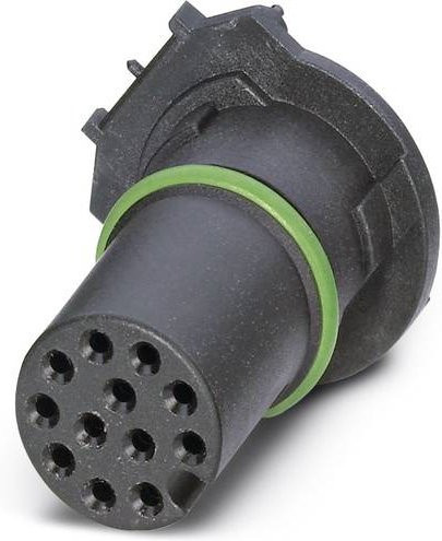 Phoenix Contact 1457694 Sensor-Aktor-Einbausteckverbinder M12 Buchse, 12 Pol, Schwarz - Bild 1