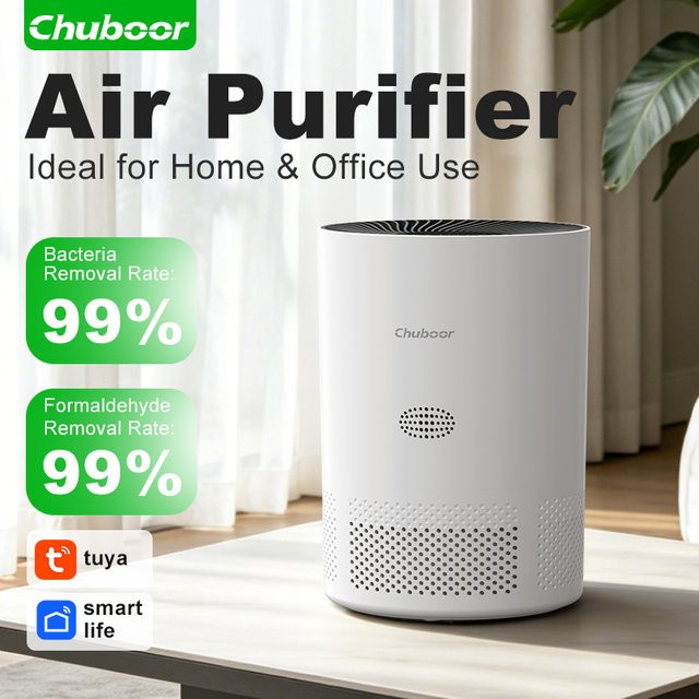 Dreame Luftreiniger Schwarz mit H13 HEPA-Filter, PM2.5-Partikelsensor, WiFi und waschbarem Filter für Räume bis 50 m² - Bild 1