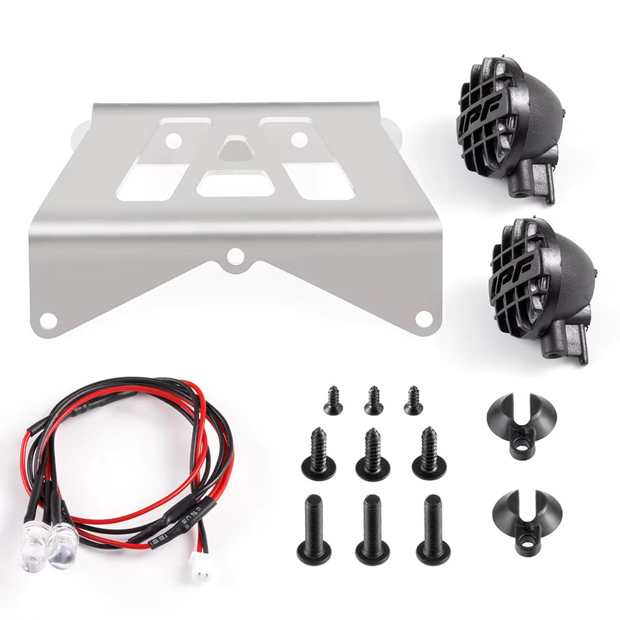 TRINOOD Upgrade-Teile, Metall-Frontstoßstange und LED-Leuchten, 1/12 - Bild 2