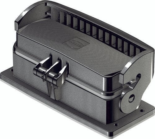 HARTING Anbaugehäuse aus Kunststoff in Schwarz 19 43 224 0341 - Bild 1