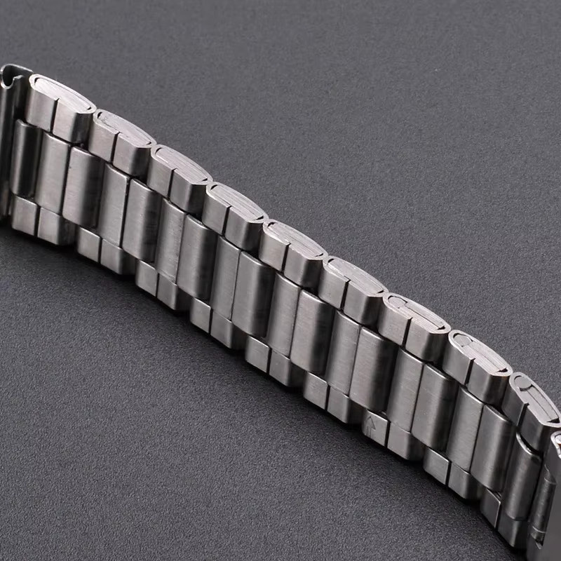 CAOWTAN Uhrenarmband Edelstahl, Silber, Unisex - Bild 2