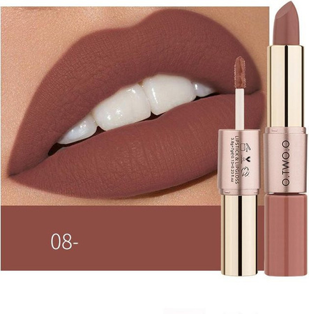 O.TWO.O Duo Matte Lipgloss Lippenstift 2 in 1, 0.8