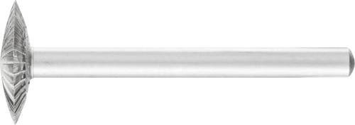 PFERD HSS Feinfrässtift SP universal fein in Silber, Arbeitslänge: 3 mm, Schaftdurchmesser: 3 mm, Durchmesser: 12 mm, Gesamtlänge: 33 mm - Bild 1