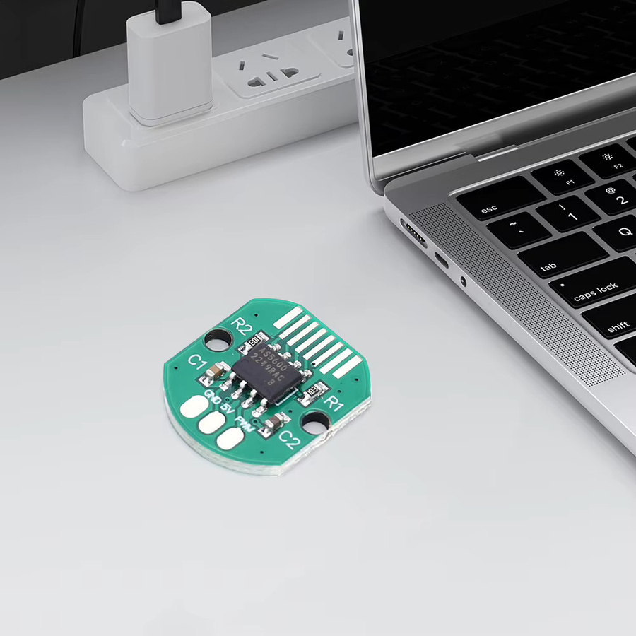 ALLOYSEED AS5600 Magnetischer Induktions-Winkelmesssensor Modul Hochpräziser 12-Bit Absolutwert-Encoder mit PWM und I2C Schnittstelle in Grün - Bild 4