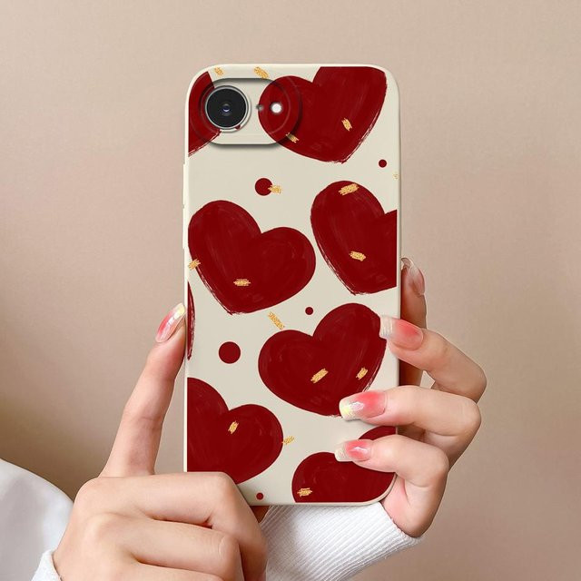 Handyhülle von mart95 für iPhone 17E und iPhone SE 2026 mit niedlichem Cartoon-Design aus weichem Flüssigsilikon in Multicolour - Bild 1